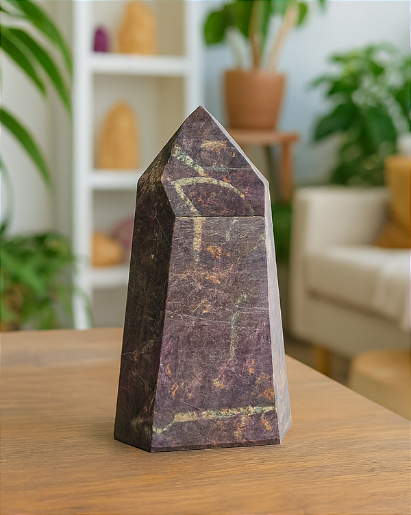 Ponta de Purpurita - Peça única PPUR03 838g - Vendas, Evolução e Afasta Energias Externas