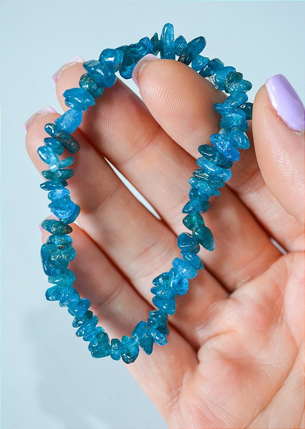 Pulseira de Apatita - Melhora Timidez, Irritabilidade, Exaustão Emocional e Hiperatividade