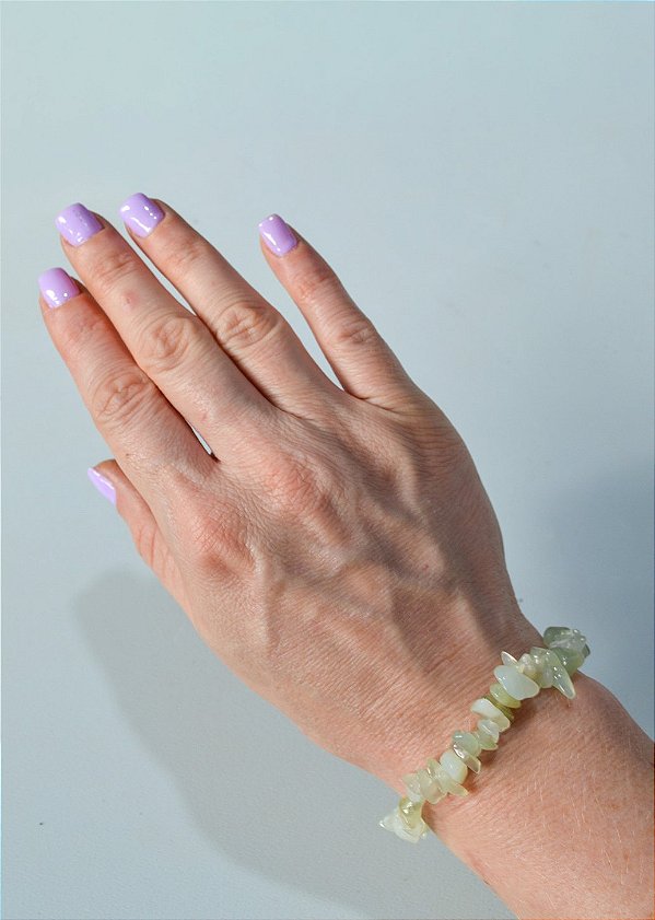 Pulseira de Jade - Pedras das Virtudes, Bondade, Equilíbrio Emocional, Paz Interior