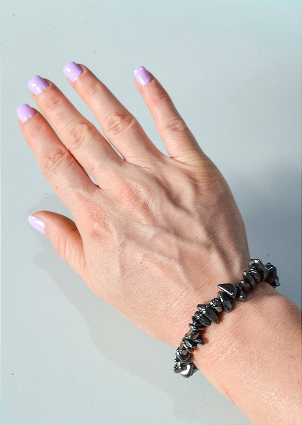 Pulseira de Hematita - Proteção, Disciplina, Afasta Vícios e Melhora Hábitos