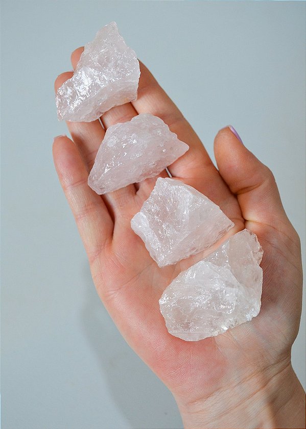 Quartzo Rosa Bruto - Amor Próprio, Perdão, Acolhimento e Gratidão