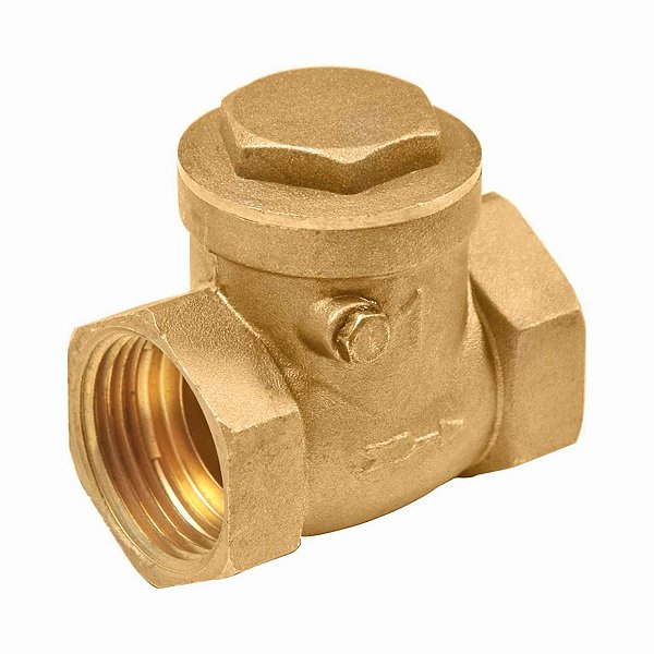 Valvula de Retenção Horizontal 1/2Pol. Portinhola Sede Metal