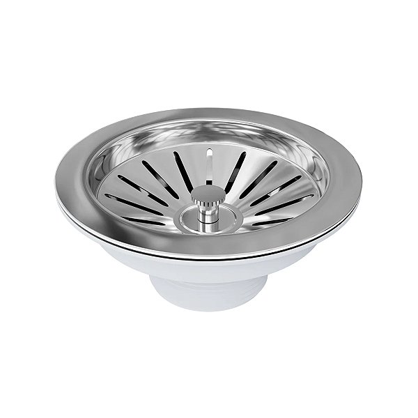 Válvula Americana 3.1/2 Pol. Para Pia de Cozinha Cesto Inox