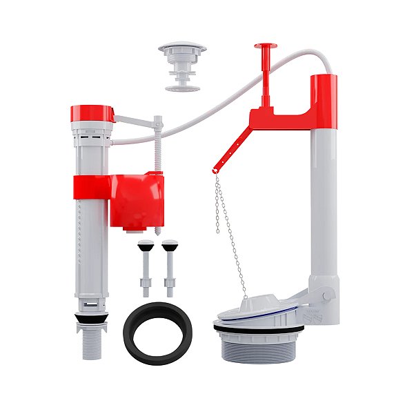 Kit Universal Caixa Acoplada Acionamento Superior Completo