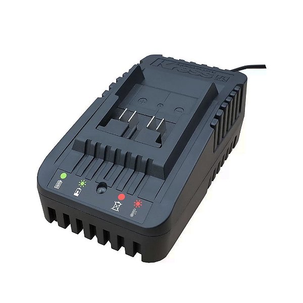 Carregador de Bateria Rápido 20v com Indicador Bivolt Kress
