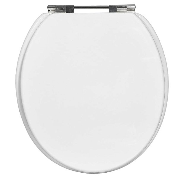 Assento Sanitário Convencional MDF Laqueado Branco Sicmol