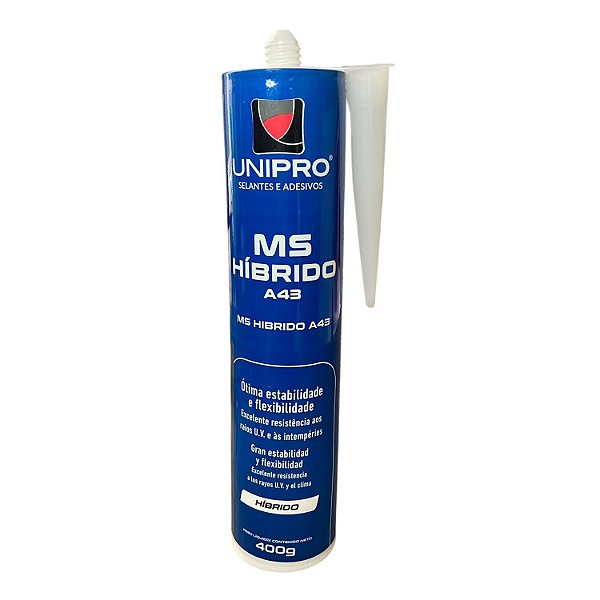 Adesivo de Silicone A43 MS para Construção Híbrido Unipro