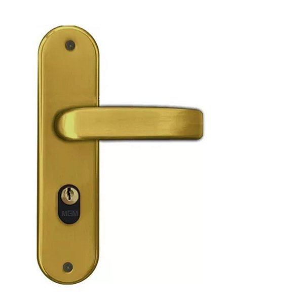 Fechadura Interna 40 Stilo Alavanca Bronze Latonado MGM