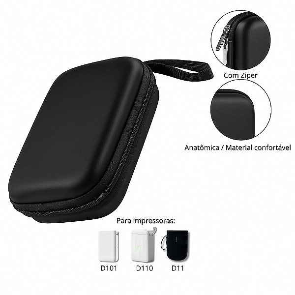 Case Pasta De Proteção Niimbot  D11 D101 D110 Tamanho da tela:10 cm;Nome do desenho:Geométrico