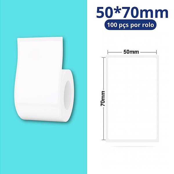 Rolo Etiqueta 50x70mm P/ B21 Pro Niimbot