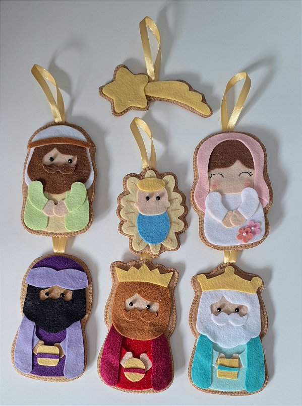 kit enfeites Presépio de Natal