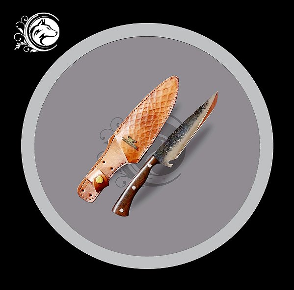 FACA EM CARBONO BURT FORGE 8' 3MM  RUSTIC