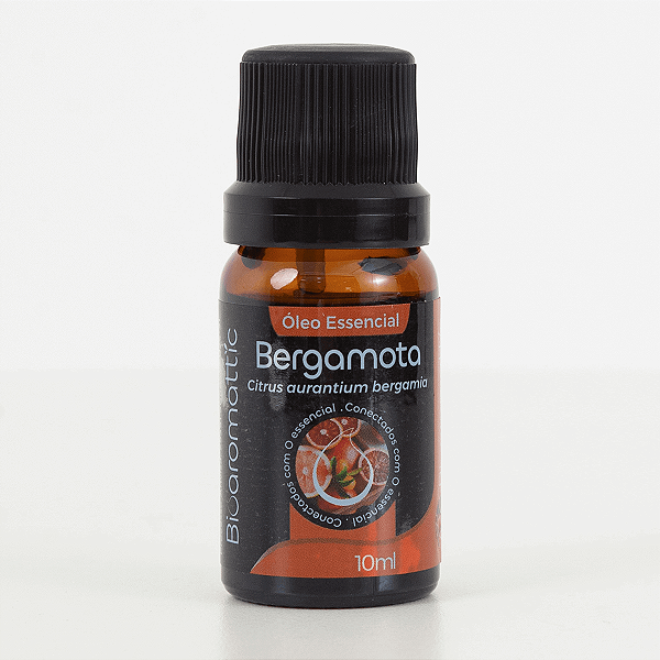 Óleo Essencial Bergamota 10ml 100% Puro Bioaromattic