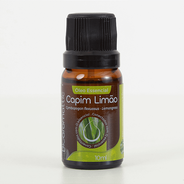 Óleo Essencial Capim Limão 10ml 100% Puro Bioaromattic