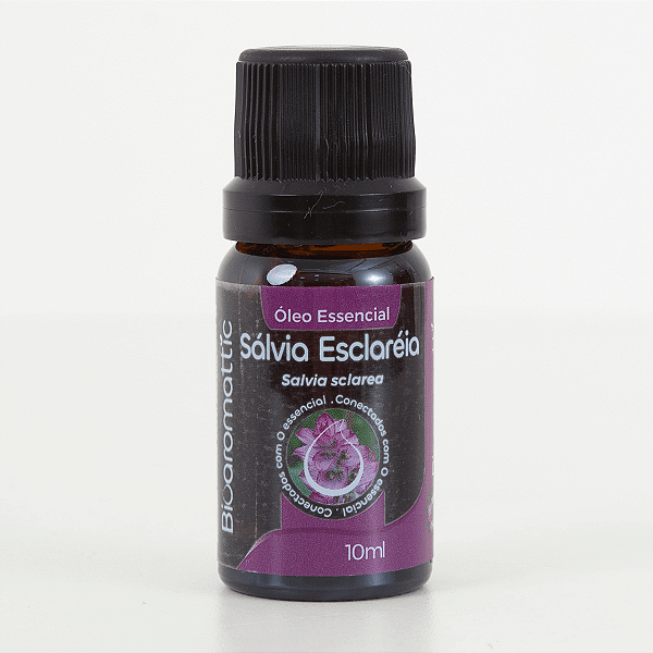 Óleo Essencial Sálvia Esclaréia 10ml 100% Puro Bioaromattic