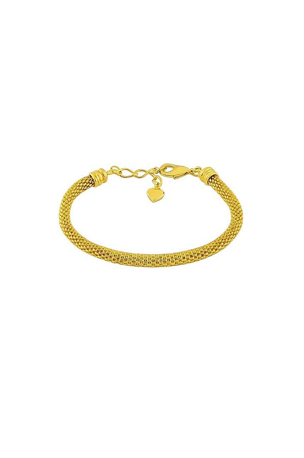 PULSEIRA FOLHEADA A OURO