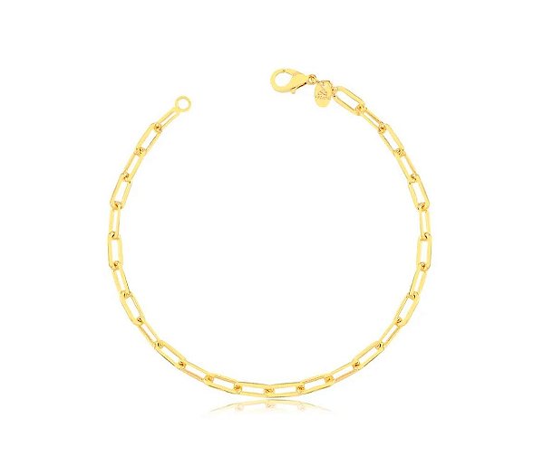 PULSEIRA MALHA CARTIER GRANDE FOLHEADA A OURO