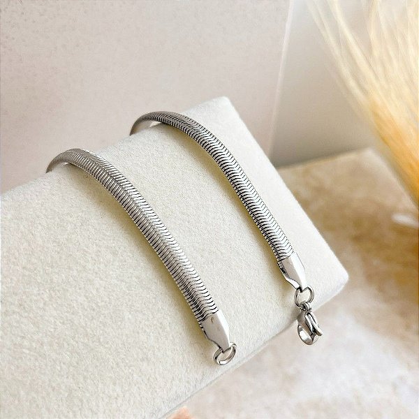 PULSEIRA MALHA GROSSA EM AÇO INOXIDÁVEL