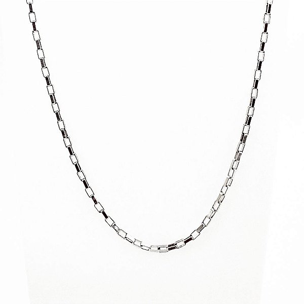 CORRENTE DE ELOS AÇO INOXIDÁVEL UNISSEX - 60cm x 0,4mm