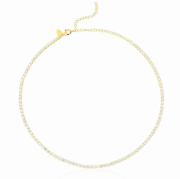 PULSEIRA RIVIERA DELICADA 2,5 MM FOLHEADO A OURO