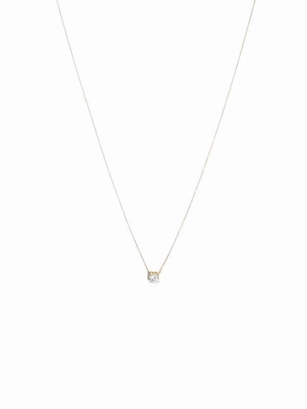 COLAR PONTO DE LUZ 4MM FOLHEADO A OURO