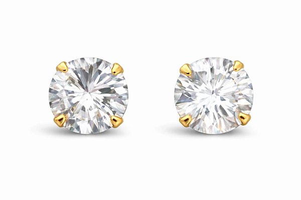 BRINCO PONTO DE LUZ FOLHEADO A OURO