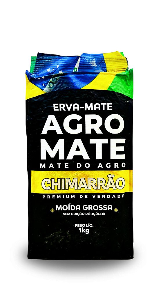 Erva Mate AGROMATE Moída grossa vácuo 1kg