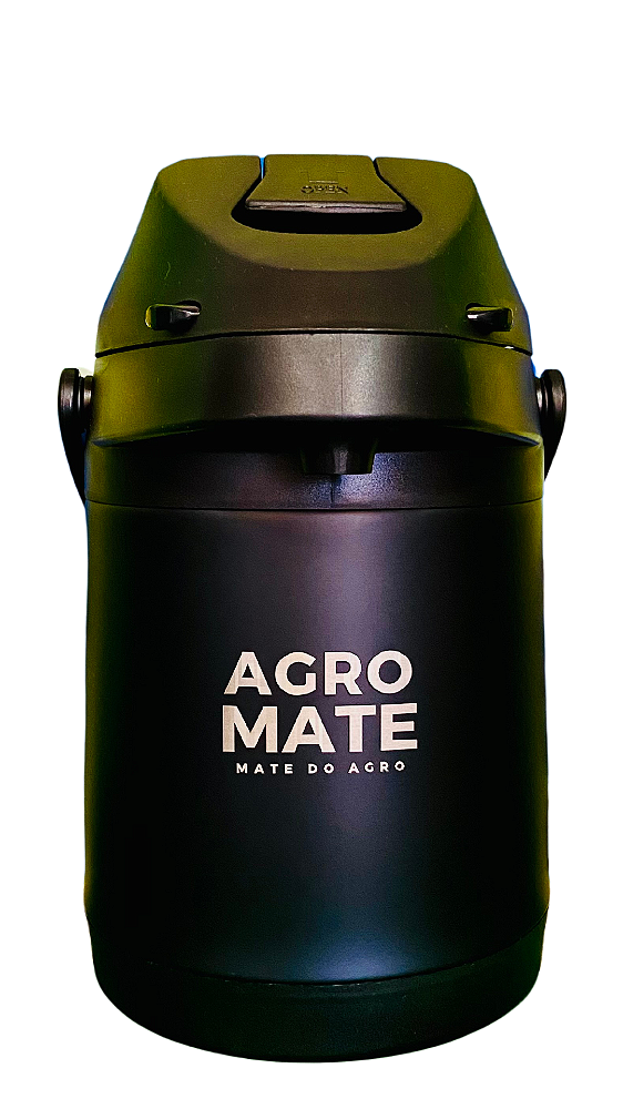 Garrafa Térmica Inox 2,5 L - Preto fosco