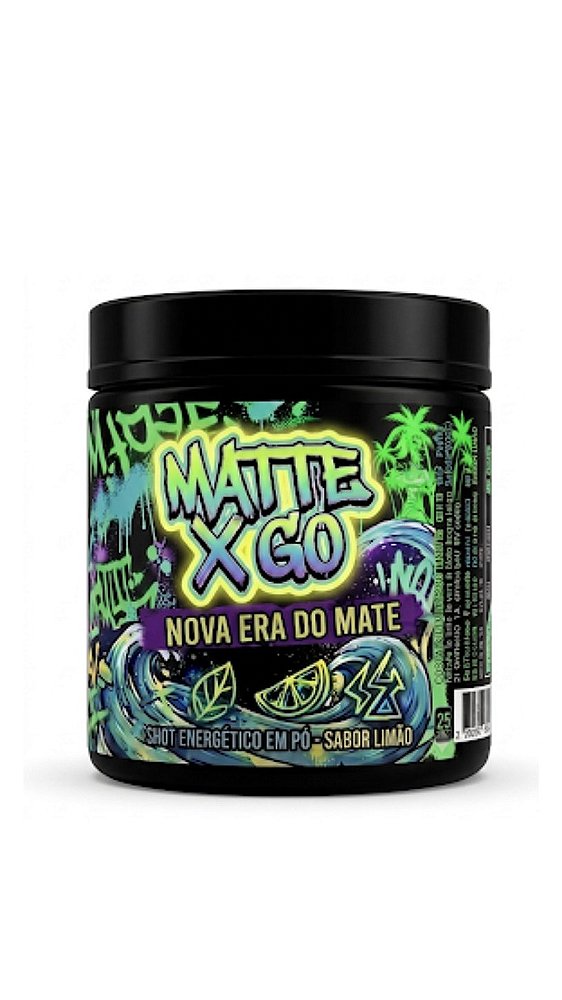 Shot Energético Matte X Go Sabor Limão