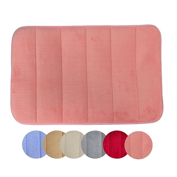Tapete Soft para Banheiro 40x60 cm Antiderrapante 100% Poliéster