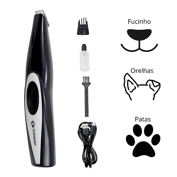 Máquina de Tosa para Pata Olhos Orelha Pet Cão Gato Aparador De Pelos Cortador