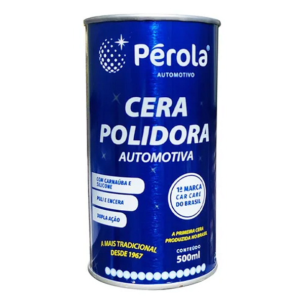 Cera Polidora Automotiva Lata 500ml Pérola