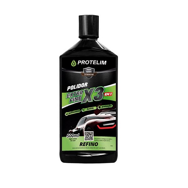 Polidor Extra Fine X3 Revitalizador de Pintura 500ml Protelim