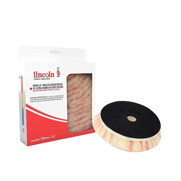 Boina de Lã Pirulito 5,5'' Corte Pesado Interface Lincoln