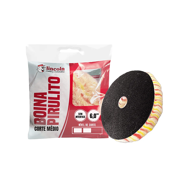 Boina de Lã Pirulito 6" Corte Médio Sem Interface Lincoln