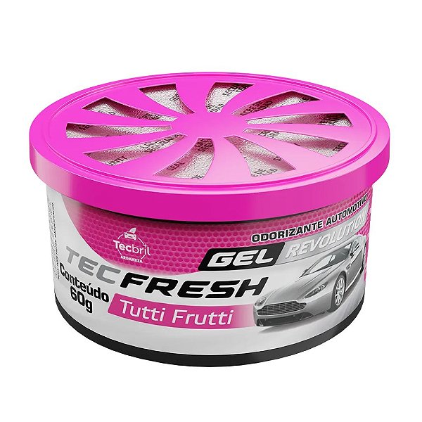 Odorizante Automotivo Tec Fresh Tutti Frutti 60g TecBril