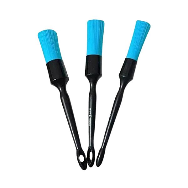 Kit Pincéis Automotivos Resistentes Químicos 3 Unidades SGT