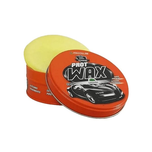 Cera Automotiva Prot Wax Carnaúba Pasta 100g Protelim