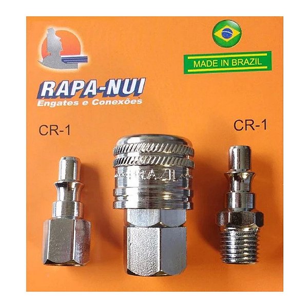 Kit Engates e Conexões Rapa Nui 3 peças