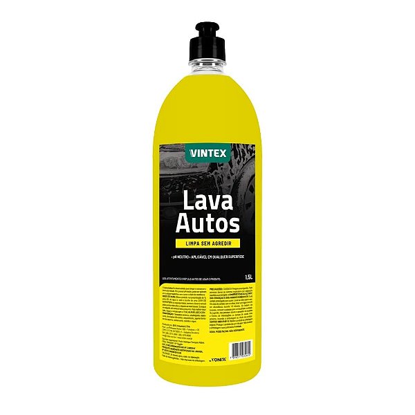 Lava Autos Shampoo Automotivo Ph Neutro 1,5 Litros Vintex