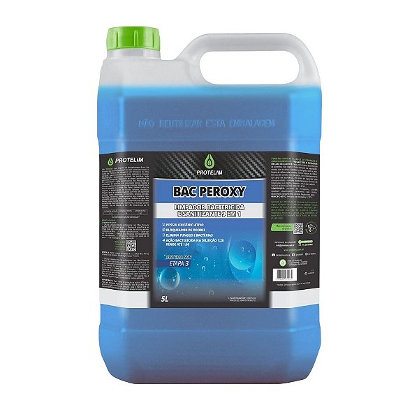 Bac Peroxy Limpador Bactericida 9 em 1 Protelim 5L