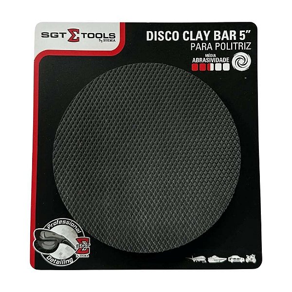 Disco Clay Bar para Politriz Média 5'' SGT