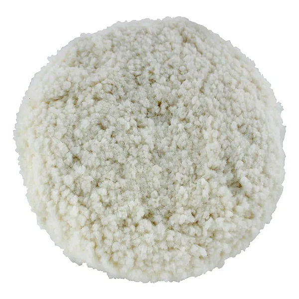 Boina de Lã Branca Dupla Face 8'' FAB