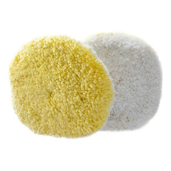 Boina de Lã Mista Amarela e Branca 8'' FAB