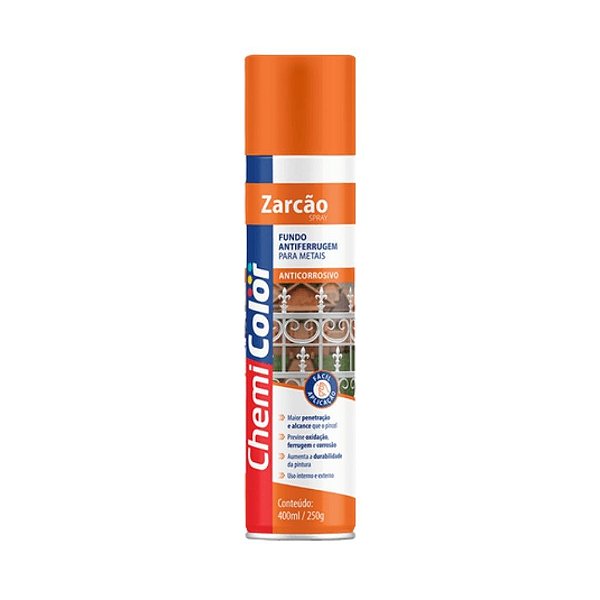 Zarcão Fundo Antiferrugem 400ml 250g Chemicolor