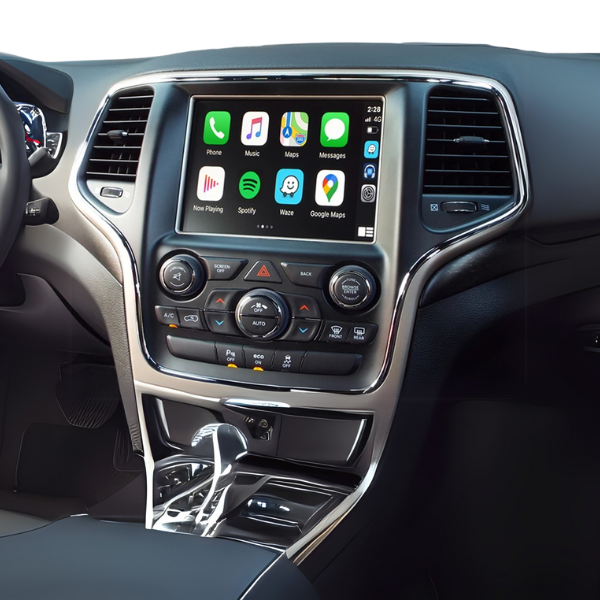 Interface CarPlay e Android Auto JEEP