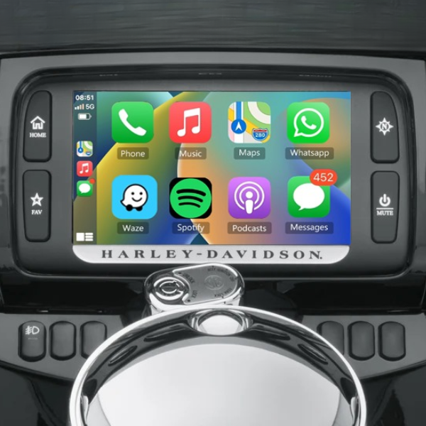 Interface CarPlay e Android Auto HARLEY DAVIDSON