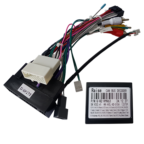 Interface CANBOX Raise Kia / Hyundai Não Amplificados