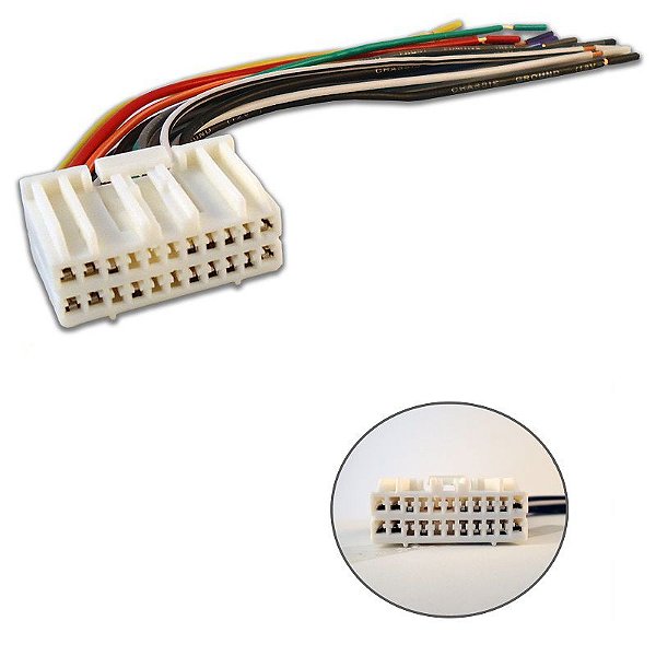 Chicote do Rádio Original Chrysler Dodge Jeep 2002 Acima