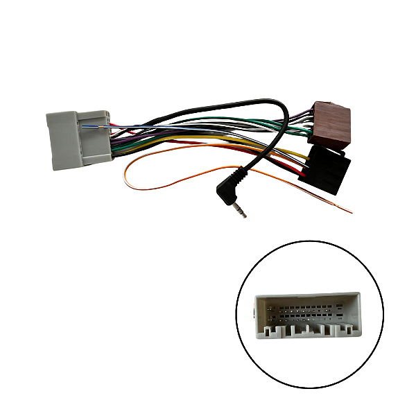 Chicote Honda City, Fit, HRV 2018 A 2020 com ISO + Volante